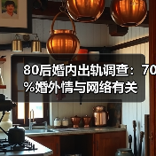 80后婚内出轨调查:70%婚外情与网络有关(图2) 80后婚内出轨调查:网络成婚外情主因|婚姻危机应对指南(图2)