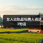 女人出轨最怕男人说这3句话(图1) 女人出轨最怕男人说这3句话全攻略(图1)