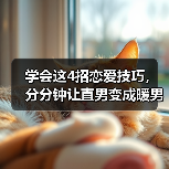 学会这4招恋爱技巧,分分钟让直男变成暖男,让他无比疼爱你(图4) 让直男变暖男的4个技巧|恋爱相处全攻略(图4)