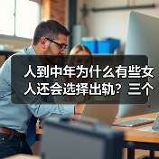 人到中年为什么有些女人还会选择出轨?三个女人说了大实话(图4) 中年女人出轨原因揭秘|婚姻危机全攻略(图4)