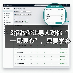 3招教你让男人对你“一见倾心”,只要学会,轻松拿下男神(图3) 一见倾心的3个技巧|撩汉核心方法(图3)