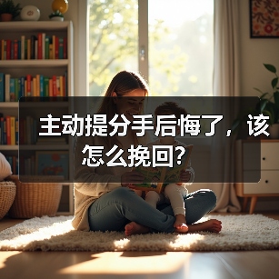 主动提分手后悔了,该怎么挽回?(图3) 主动提分手后悔了如何挽回|情感逆转全攻略(图3)