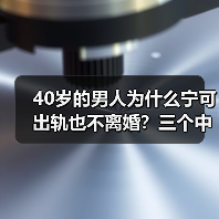 40岁的男人为什么宁可出轨也不离婚?三个中年男人说出了心里话(图1) 40岁男人出轨不离婚原因深度解析(图1)