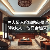 男人最不珍惜的就是这3种女人,他只会越来越怠慢你,不珍惜你(图1) 男人最不珍惜的3种女人|情感全攻略(图1)