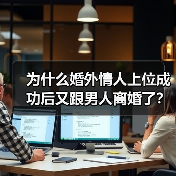 为什么婚外情人上位成功后又跟男人离婚了?三个第三者说出了原因(图3) 婚外情人上位后离婚真相|三个案例揭示背后原因(图3)