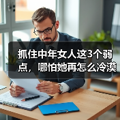 抓住中年女人这3个弱点,哪怕她再怎么冷漠也会爱上你(图3) 抓住中年女人情感弱点的3个关键点|实用指南(图3)