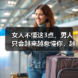 女人不懂这3点男人会怠慢你｜情感关系核心技巧(图1)