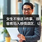 女生不懂这3件事,很容易陷入感情误区,让男人越来越不珍惜你(图3) 女生感情误区解析|如何避免被男人不珍惜(图3)