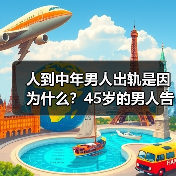 人到中年男人出轨是因为什么?45岁的男人告诉你答案(图1) 中年男人出轨原因解析|情感困境与婚姻反思(图1)