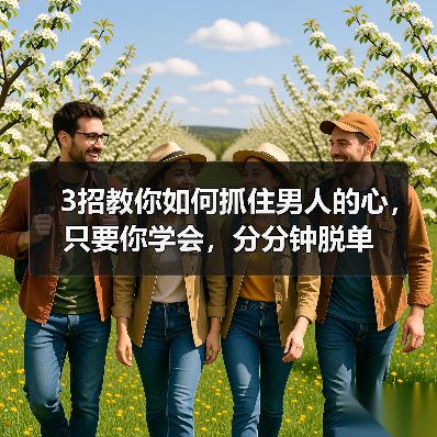 3招高效脱单技巧｜抓住男人心的实用指南(图3)