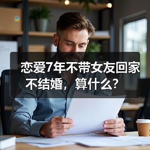 恋爱7年不带女友回家不结婚,算什么?(图2) 恋爱七年不结婚不带回家算什么|情感关系全攻略(图2)