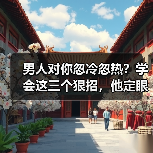男人对你忽冷忽热？学会这三个狠招，他定眼