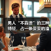 男人“不靠谱”的三种特征,占一条妥妥的渣男,再爱也要放手(图2) 男人“不靠谱”的三种特征,占一条妥妥的渣男,再爱也要放手(图2)