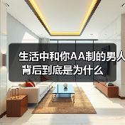 生活中和你AA制的男人背后到底是为什么(图4) 生活中和你AA制的男人背后到底是为什么(图4)