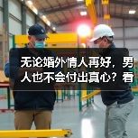 无论婚外情人再好，男人也不会付出真心？看看男人怎么说(图1)