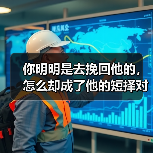 你明明是去挽回他的，怎么却成了他的短择对