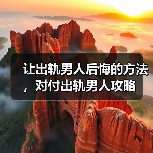 让出轨男人后悔的方法，对付出轨男人攻略(图4)