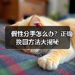 假性分手怎么办？正确挽回方法大揭秘(图3)