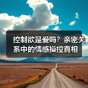 控制欲是爱吗?亲密关系中的情感操控真相(图4) 控制欲是爱吗?亲密关系中的情感操控真相(图4)