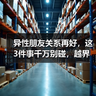 异性朋友关系再好，这3件事千万别碰，越界是早晚的事(图1)