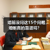 婚前没问这15个问题，婚姻真的靠谱吗？(图4)