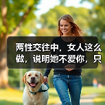 两性交往中，女人这么做，说明她不爱你，只