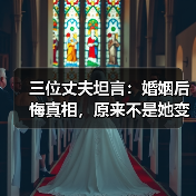 三位丈夫坦言:婚姻后悔真相,原来不是她变了?(图3) 三位丈夫坦言:婚姻后悔真相,原来不是她变了?(图3)