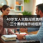 40岁女人出轨背后真相:三个案例揭示婚姻困境(图3) 40岁女人出轨背后真相:三个案例揭示婚姻困境(图3)