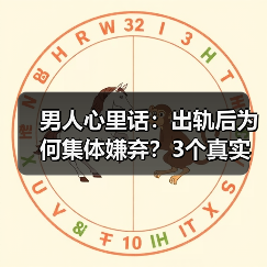 男人心里话：出轨后为何集体嫌弃？3个真实