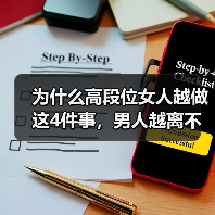 为什么高段位女人越做这4件事，男人越离不
