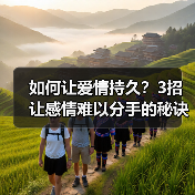 如何让爱情持久？3招让感情难以分手的秘诀