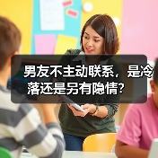 男友不主动联系,是冷落还是另有隐情?(图3) 男友不主动联系,是冷落还是另有隐情?(图3)