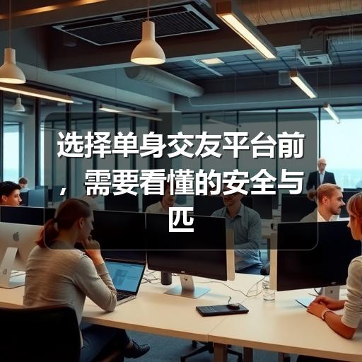 选择单身交友平台前，需要看懂的安全与匹配