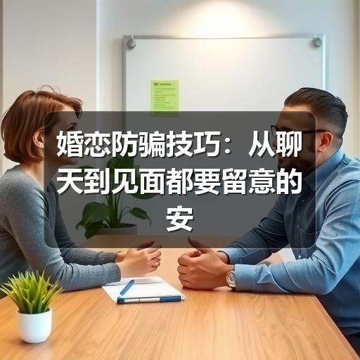 婚恋防骗技巧：从聊天到见面都要留意的安全细节(图1)