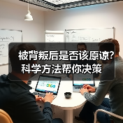被背叛后是否该原谅？科学方法帮你决策