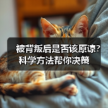 被背叛后是否该原谅?科学方法帮你决策(图4) 被背叛后是否该原谅?科学方法帮你决策(图4)
