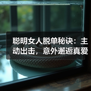 聪明女人脱单秘诀：主动出击，意外邂逅真爱
