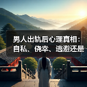 男人出轨后心理真相：自私、侥幸、逃避还是防损？(图4)