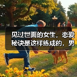 见过世面的女生，恋爱秘诀是这样练成的，男人疯狂追(图4)