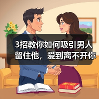 3招教你如何吸引男人留住他，爱到离不开你(图2)