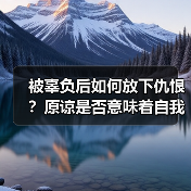 被辜负后如何放下仇恨？原谅是否意味着自我放逐？(图3)