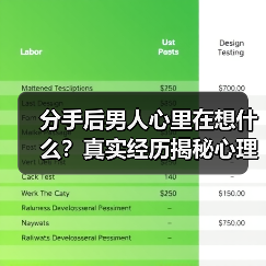 分手后男人心里在想什么？真实经历揭秘心理变化(图2)