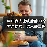 中年女人出轨后的11个异常信号，男人需警