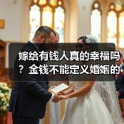 嫁给有钱人真的幸福吗?金钱不能定义婚姻的全部(图1) 嫁给有钱人真的幸福吗?金钱不能定义婚姻的全部(图1)