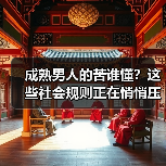 成熟男人的苦谁懂？这些社会规则正在悄悄压