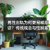 男性出轨为何更易被原谅?传统观念与性别差异解析(图4) 男性出轨为何更易被原谅?传统观念与性别差异解析(图4)