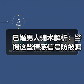 已婚男人骗术解析:警惕这些情感信号防被骗(图2) 已婚男人骗术解析:警惕这些情感信号防被骗(图2)
