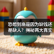 恐婚到底是因为缺钱还是缺人？揭秘两大真实