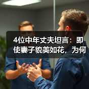 4位中年丈夫坦言：即使妻子貌美如花，为何