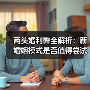 两头婚利弊全解析:新婚姻模式是否值得尝试?(图1) 两头婚利弊全解析:新婚姻模式是否值得尝试?(图1)